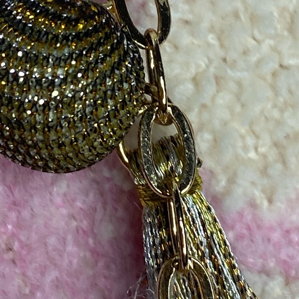 Rebecca Minkoff NWOT Silver And Gold Tassel Chain Goddess Necklace - Picture 7 of 16